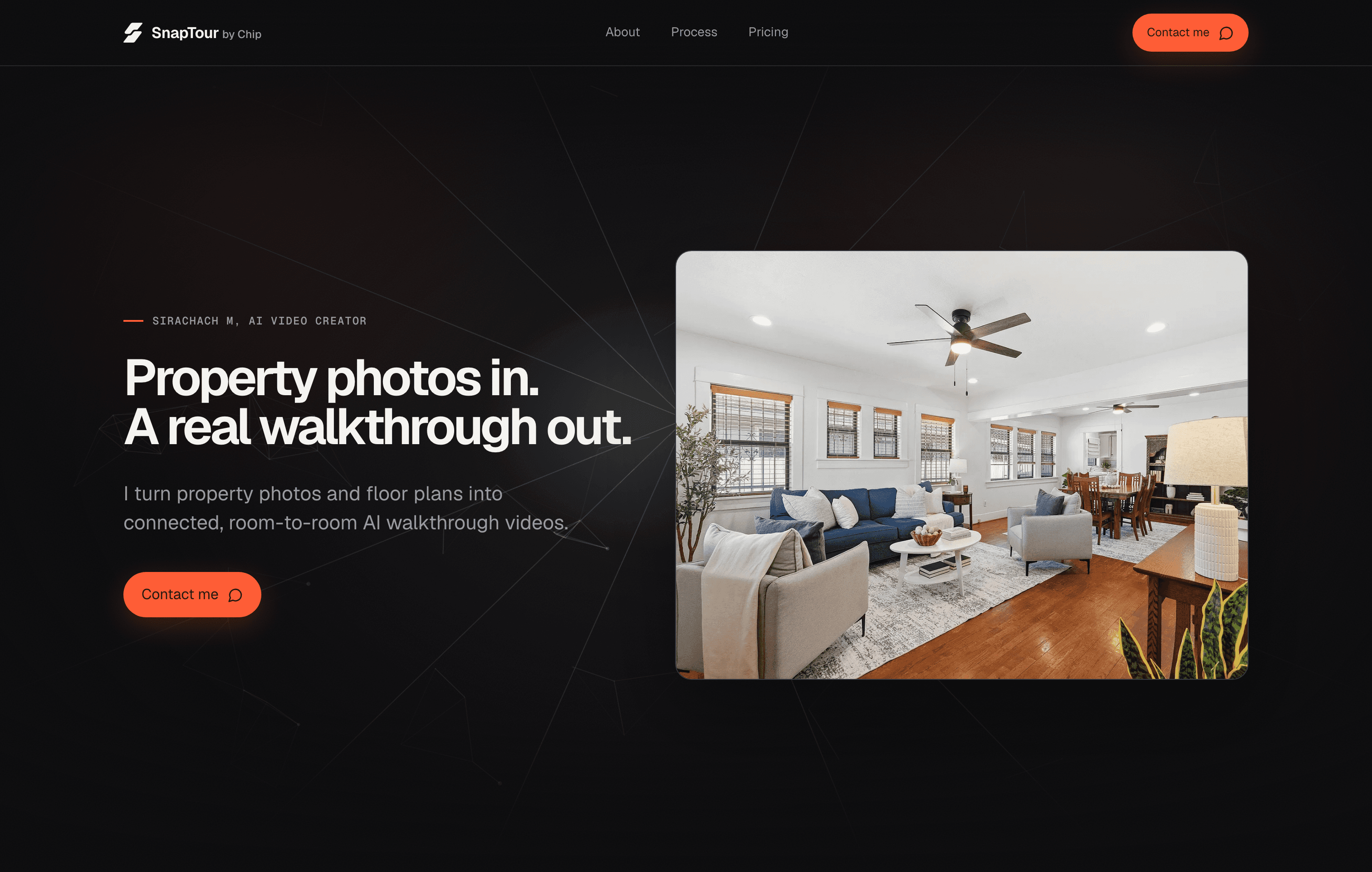 ภาพหน้าจอของ snaptour.dev